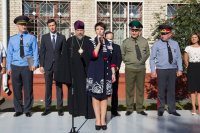 Преосвященнейший Стефан принял участие в торжественной линейке в ГУО "Гомельское городское кадетское училище"