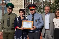 Преосвященнейший Стефан принял участие в торжественной линейке в ГУО "Гомельское городское кадетское училище"