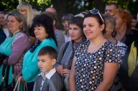 Преосвященнейший Стефан принял участие в торжественной линейке в ГУО "Гомельское городское кадетское училище"