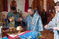 Преосвященный Стефан и Преосвященный Вениамин совершили Божественную литургию