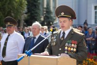 Преосвященный Стефан принял участие в торжественном мероприятии по случаю принесения Военной присяги