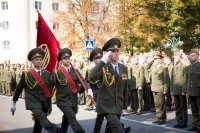 Преосвященный Стефан принял участие в торжественном мероприятии по случаю принесения Военной присяги