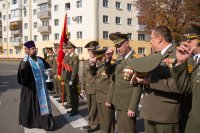 Преосвященный Стефан принял участие в торжественном мероприятии по случаю принесения Военной присяги