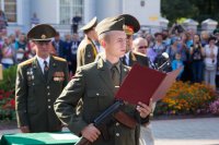 Преосвященный Стефан принял участие в торжественном мероприятии по случаю принесения Военной присяги