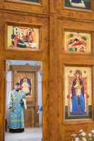 Всенощное бдение в канун праздника иконы Божией Матери "Грузинская"