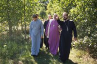 Преосвященнеший Стефан посетил руины Макарьевского монастыря в г. Добруше Преосвященнеший Стефан посетил руины Макарьевского монастыря в г. Добруше