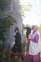 Преосвященнеший Стефан посетил руины Макарьевского монастыря в г. Добруше Преосвященнеший Стефан посетил руины Макарьевского монастыря в г. Добруше