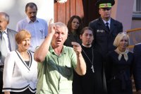 Священнослужитель принял участие в торжественной линейке в СШ№70 для детей с нарушением слуха Священнослужитель принял участие в торжественной линейке в СШ№70 для детей с нарушением слуха