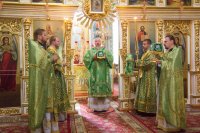 Божественная литургия в Собор преподобных отцов Киево-Печерских