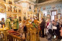 Божественная литургия в Собор преподобных отцов Киево-Печерских