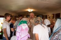 В а.г. Новая Жизнь заложен храм в честь вмц. Веры, Надежды, Любови и матери их Софии