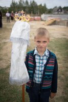 В а.г. Новая Жизнь заложен храм в честь вмц. Веры, Надежды, Любови и матери их Софии