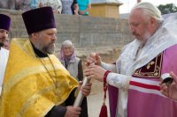 В а.г. Новая Жизнь заложен храм в честь вмц. Веры, Надежды, Любови и матери их Софии