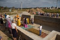В а.г. Новая Жизнь заложен храм в честь вмц. Веры, Надежды, Любови и матери их Софии