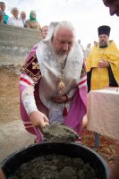 В а.г. Новая Жизнь заложен храм в честь вмц. Веры, Надежды, Любови и матери их Софии