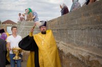 В а.г. Новая Жизнь заложен храм в честь вмц. Веры, Надежды, Любови и матери их Софии