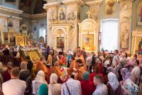 Божественная литургия в день Усекновения главы Иоанна Предтечи