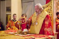 Божественная литургия в день Усекновения главы Иоанна Предтечи