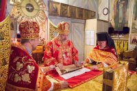 Божественная литургия в день Усекновения главы Иоанна Предтечи