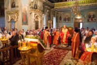 Божественная литургия в день Усекновения главы Иоанна Предтечи