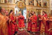 Божественная литургия в день Усекновения главы Иоанна Предтечи