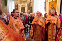 Божественная литургия в день Усекновения главы Иоанна Предтечи