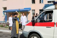 Священнослужитель совершил чин освящения станции скорой помощи