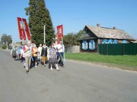 Крестный ход к месту некогда разрушенного храма св.блг.кн. Александра Невского