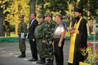 Священнослужитель принял участие в принесении присяги офицерами запаса