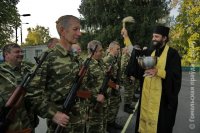 Священнослужитель принял участие в принесении присяги офицерами запаса