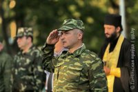 Священнослужитель принял участие в принесении присяги офицерами запаса