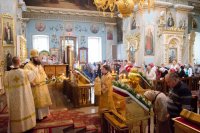 Божественная литургия в день памяти святителя Митрофана Воронежского
