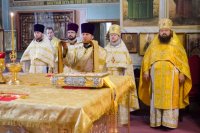 Божественная литургия в день памяти святителя Митрофана Воронежского