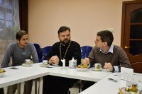 Состоялась встреча актива епархиального отдела по работе с молодежью с представителем христианской общины Тэзе братом Бенуа Состоялась встреча актива епархиального отдела по работе с молодежью с представителем христианской общины Тэзе братом Бенуа