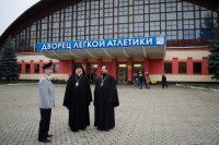 Преосвященный Стефан принял участие в церемонии открытия XIV Межгосударственного турнира по панкратиону «Белая Русь»