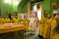 Божественная литургия в день памяти апостола от 70-ти Аристарха