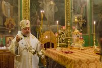 Божественная литургия в день памяти апостола от 70-ти Аристарха