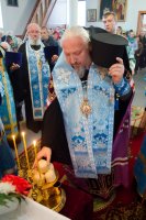 Всенощное бдение в храме Покрова Пресвятой Богородицы г.Речицы