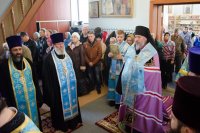 Всенощное бдение в храме Покрова Пресвятой Богородицы г.Речицы