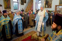 Всенощное бдение в храме Покрова Пресвятой Богородицы г.Речицы