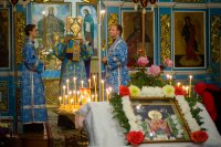 Всенощное бдение в храме Покрова Пресвятой Богородицы г.Речицы