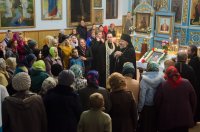 Всенощное бдение в храме Покрова Пресвятой Богородицы г.Речицы