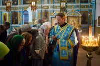 Всенощное бдение в храме Покрова Пресвятой Богородицы г.Речицы