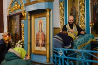 Всенощное бдение в храме Покрова Пресвятой Богородицы г.Речицы