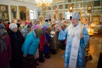 Всенощное бдение в храме Покрова Пресвятой Богородицы г.Речицы
