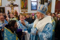 Всенощное бдение в храме Покрова Пресвятой Богородицы г.Речицы