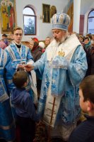 Всенощное бдение в храме Покрова Пресвятой Богородицы г.Речицы