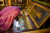 "...нас бо ради молит Богородица Превечнаго Бога"