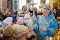 "...нас бо ради молит Богородица Превечнаго Бога"