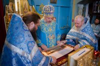 "...нас бо ради молит Богородица Превечнаго Бога"